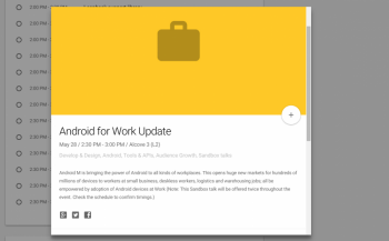 Text o „Android for Work Update"